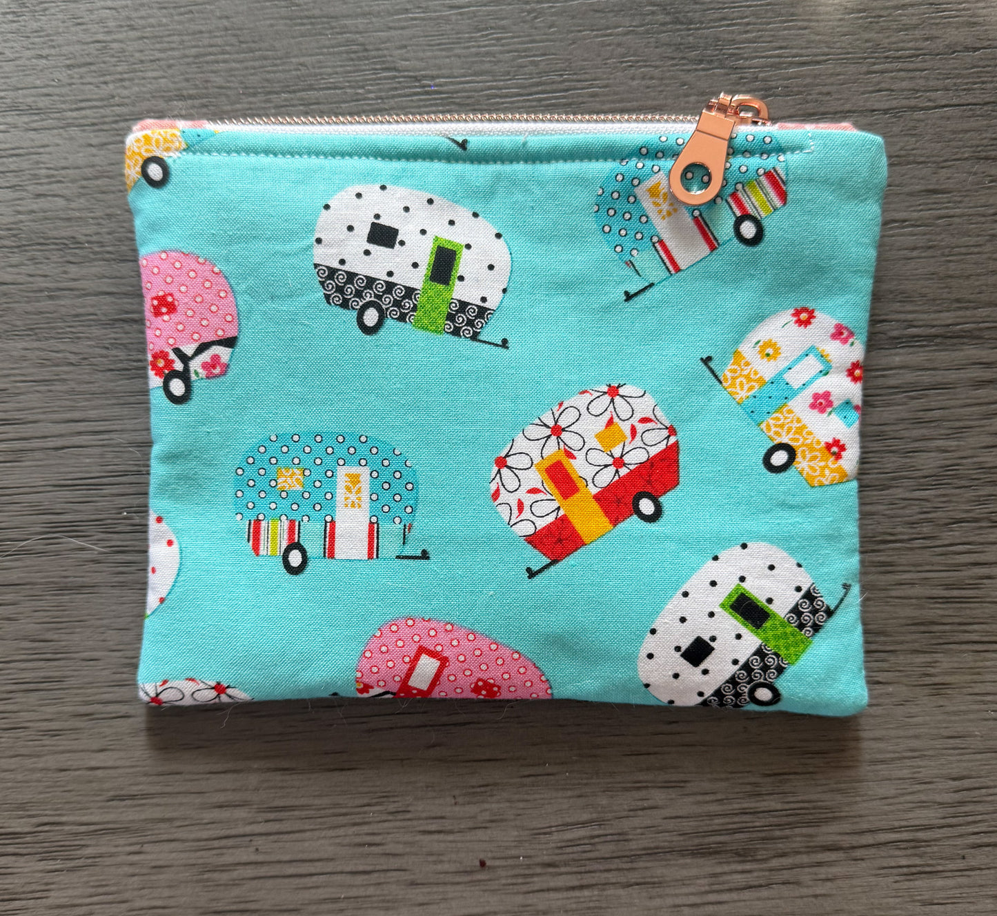 Bright Camper Zipper Pouch